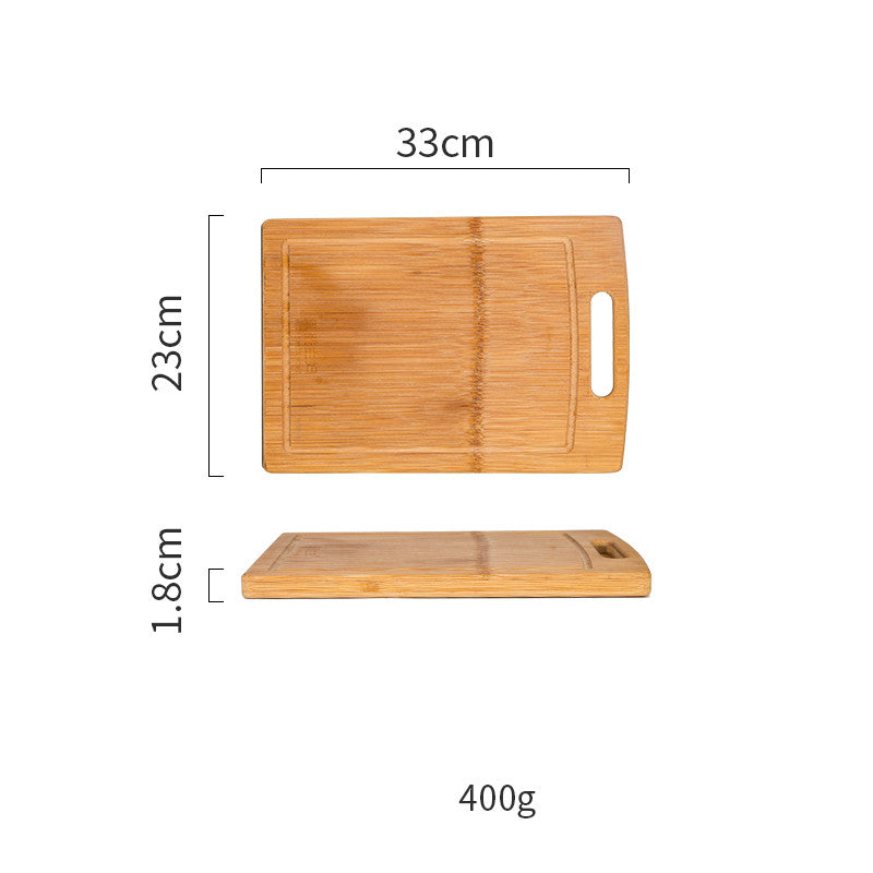 Round Bamboo Cutting Board – Household Cutting Board for Fruits, Vegetables & Meat