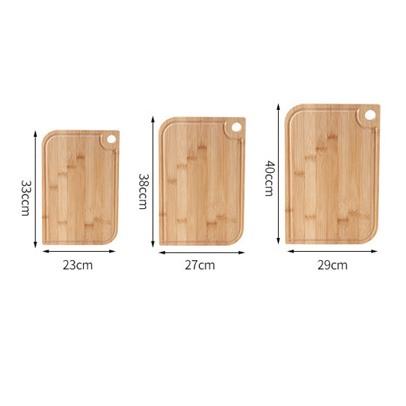Solid Bamboo Cutting Board – Thick Household Chopping Board