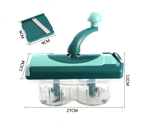 Manual Vegetable Grinder – Hand-Operated Food Chopper with Large Capacity