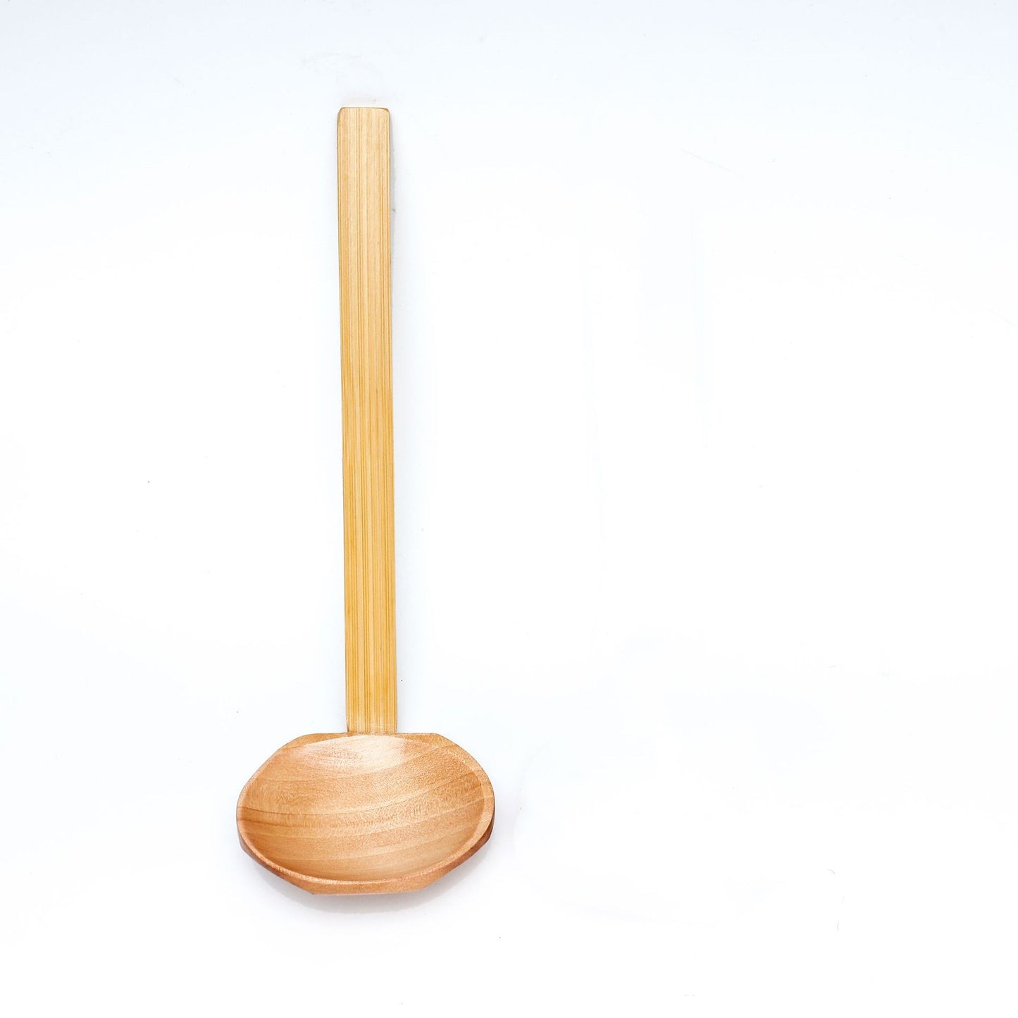 Bamboo Slotted Ladle – Kitchen & Hot Pot Serving Spoon