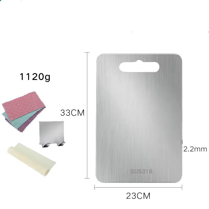 316 Stainless Steel Cutting Board – Durable Kitchen Chopping Board