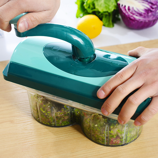 Manual Vegetable Grinder – Hand-Operated Food Chopper with Large Capacity