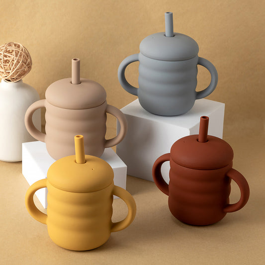 Baby Silicone Sippy Cup – Portable Feeding Cup (150 ml)