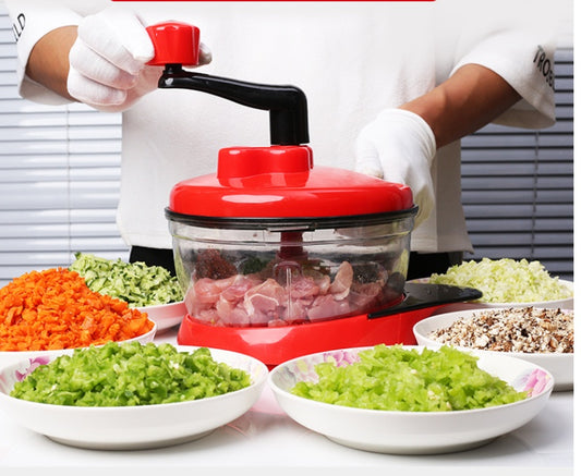 Manual Multifunction Meat Grinder & Vegetable Chopper – 2.5 L Kitchen Food Processor