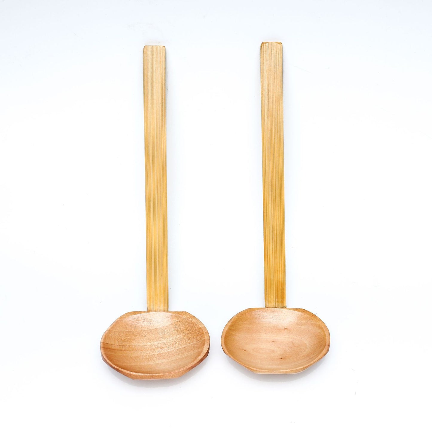 Bamboo Slotted Ladle – Kitchen & Hot Pot Serving Spoon