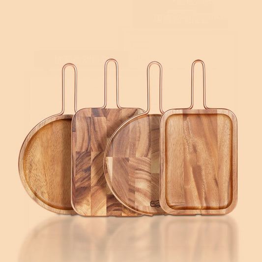 Solid Wood Cutting Board – Rectangular Board for Steak, Fruit & Bread